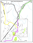 Isadore Canyon & Rotary Way Cycle Network Map