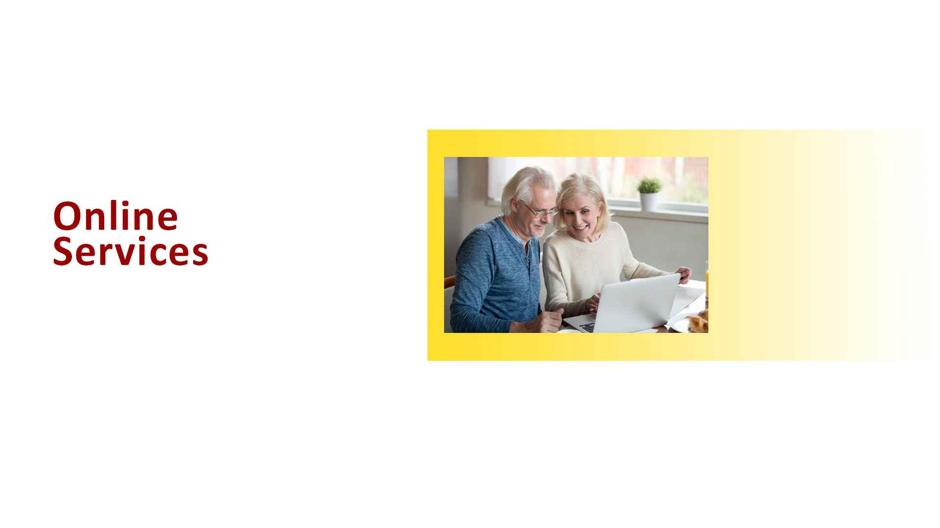 Page header image for Online Services Registration
